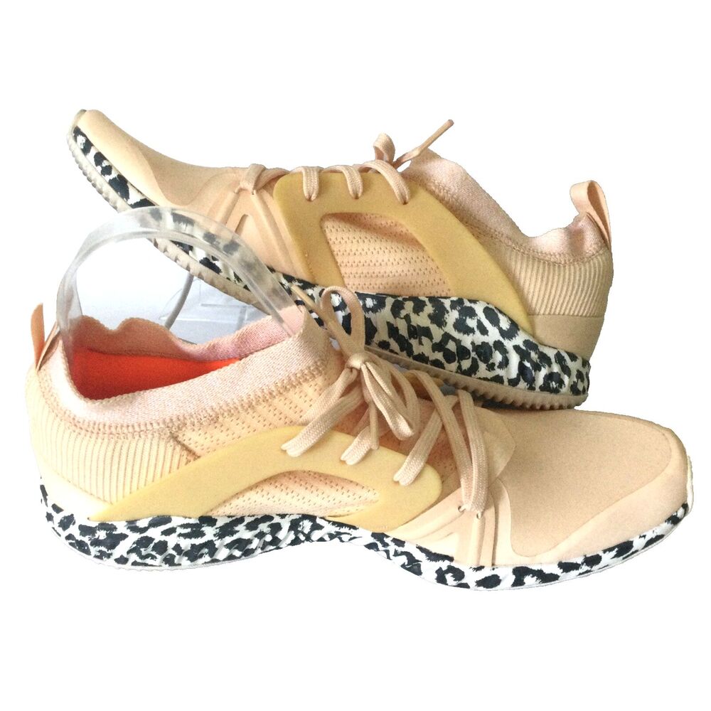 Adidas Sz 9CrazyTrain Pro x Stella McCartney Leopard Revolve  $275